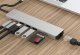 HUB ADAPTER 8W1 USB-C 3.0 SD FT HDMI 4K PD LAN RJ45 USB-C MHL Thunderbolt 3 5