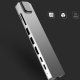 HUB ADAPTER 8W1 USB-C 3.0 SD FT HDMI 4K PD LAN RJ45 USB-C MHL Thunderbolt 3 7