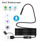 Endoskop Kamera inspekcyjna USB-C 5M OTG LED 3W1 do Telefonu Magnes Lustro 3