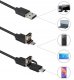 Endoskop Kamera inspekcyjna USB-C 5M OTG LED 3W1 do Telefonu Magnes Lustro 7