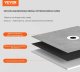 Brodzik Vevor Brodzik prysznicowy 1828x1828 mm odpływ środkowy zestaw lekkie panele EPS 8