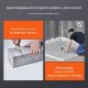 Brodzik Vevor Brodzik prysznicowy 1828x1828 mm odpływ 50mm zestaw z wkładką PVC nierdzewna 11