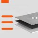 Brodzik Vevor Brodzik prysznicowy 1828x1828 mm odpływ 50mm zestaw z wkładką PVC nierdzewna 2