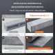 Brodzik Vevor Brodzik prysznicowy 1828x1828 mm odpływ 50mm zestaw z wkładką PVC nierdzewna 10