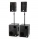 the box TA Power Zestaw Nagłośnieniowy Aktywne głośniki subwoofery 2