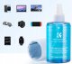 Zestaw Do Czyszczenia Ekranów Monitorów Lcd K&f Płyn 200 Ml + 3x Ściereczka / Kf08.059 / Portable Cleaning Kit 3