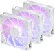 Blackstorm Luna UF120 ARGB PWM Reverse -tuuletinpakkaus, valkoinen, 120 mm, 3 kpl 1