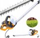 NOŻYCE ELEKTRYCZNE DIAMENT DO ŻYWOPŁOTU KRZEWÓW GAŁĘZI 50cm LASER REH5045 1