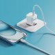 BWOO CDA155 PD wall charger 1x USB-C port 1A 20W white 3