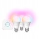Philips Hue Essential Starter Kit A60 + Hue Bridge Full Color E27 3 gab. balta Inteligentna żarówka 929004235411 (8721103103673) 2