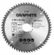 Graphite Wood cutting disc GRAPHITE, 185 x 2.0 x 30 mm, 60 teeth, TCT 1