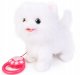 Maskotka interaktywna Kot chodzšcy na smyczy biały 5