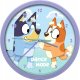 KIDS Zegar Ścienny Na Ścianę Duży 25cm Dla Dziecka Dzieci / Bluey I Bingo Blue / By00015 2