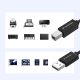 Kabel USB Wozinsky USB-B - USB-A 2 m Czarny (5907769376634) 2