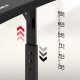 Biurko Huzaro Hero 3.6 Black Czarne 140 cmx60 cm 6