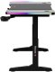 Biurko Huzaro Hero 3.6 RGB Black Czarne 140 cmx60 cm 26