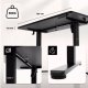 Biurko Huzaro Hero 8.1 Black Czarne 120 cm x 60 cm 12
