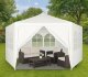 Namiot pawilon ogrodowy handlowy 2x2x2 m z oknami biały MultiGarden 7