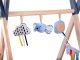 Stojak Drewniany Mata Edukacyjna Gimnastyczna Baby Gym dla Niemowląt ZA5882 4