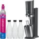 Saturator Sodastream Crystal 3.0 + 3 butelki + gaz Czarny 1