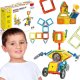 WOOPIE Klocki Magnetyczne 3D Pojazdy Zestaw 80el. 1