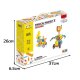 WOOPIE Klocki Magnetyczne 3D Pojazdy Zestaw 80el. 6