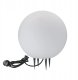 LAMPA OGRODOWA ARGENTO 30 BIAŁA KULA E27 1