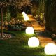 LAMPA OGRODOWA ARGENTO 30 BIAŁA KULA E27 5