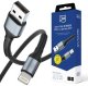 Kabel USB 3MK USB-A - Lightning 1 m Czarny (3MK17471) 1