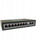 Switch Zenwire Switch Rozdzielacz Portów 10 Portów 8 POE 2 LAN Ethernet RJ45 do Kamer IP 1028 12