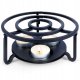 Podgrzewacz do dzbanka kubka herbaty metalowy świecznik x3 tealight VILDE 229073 2