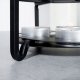 Podgrzewacz do dzbanka kubka herbaty metalowy świecznik x3 tealight VILDE 229073 5