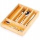 Wkład na sztućce do szuflady szuflad organizer bambusowy 25x35cm VILDE 229199 1