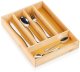Wkład na sztućce do szuflady szuflad organizer bambusowy 25x35cm VILDE 229199 8