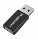 Adapter USB Wozinsky WAAC-01 USB-A - USB-C Czarny  (5907769378980) 8