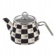 Czajnik Emaliowany ORION SZACHOWNICA 2 L ze Szklaną Pokrywką Indukcja 6