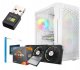 BIAŁY KOMPUTER DO GIER AMD RYZEN 5 3600 32GB RTX 5060 8GB SSD M.2 1TB W11 RGB 1