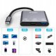 Hub Wozinsky WHCH-01 USB-C PD 100W HDMI 4K@30Hz USB-A 10Gbps - szary 2