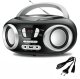 Boombox Radio FM z bluetooth Manta Black Chilli 7