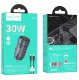 Ładowarka samochodowa Hoco USB C QC3.0 PD 30W + kabel USB C do Lightning Z57 szara 4