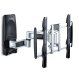 StarTech STARTECH.COM Schwenkbare TV Wandhalterung VESA Wandhalterung fur 66,04-165,1cm 26-65Zoll/45kg/Flat/Curved TVs Fernseher 1