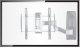 StarTech STARTECH.COM Schwenkbare TV Wandhalterung VESA Wandhalterung fur 66,04-165,1cm 26-65Zoll/45kg/Flat/Curved TVs Fernseher 4