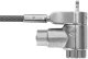 Targus ASP95MKGLX-25 zapięcie do kabli Srebrny 2 m 1