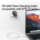 Kabel USB Usams Kabel USB Usams U90 USB-C 1m 60W Fast Charge biały 2