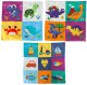 Polesie SORTER SENSORYCZNY PUDEŁKO Z CHUSTECZKAMI MONTESSORI PLUSZOWE CYFRY LITERY 9