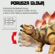 DINOZAUR ZDALNIE STEROWANY RC ROBOT STEGOZAUR DLA DZIECI KREATYWNY INTERAKTYWNY 12
