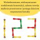 KLOCKI MAGNETYCZNE KONSTRUKCYJNE 3D 128 EL. XXL EDUKACYJNE KREATYWNE TRWAŁE 3