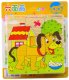 LeanToys Drewniana Układanka Klocki Farma Puzzle Edukacyjne Zwierzęta 6 Obrazków 4