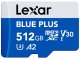 Karta Lexar Blue Plus MicroSDXC 512 GB Class 10 UHS-I/U3 A2 V30 (LMSBLPL512G-BNANG) 2