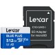 Karta Lexar Blue Plus MicroSDXC 512 GB Class 10 UHS-I/U3 A2 V30 (LMSBLPL512G-BNANG) 1